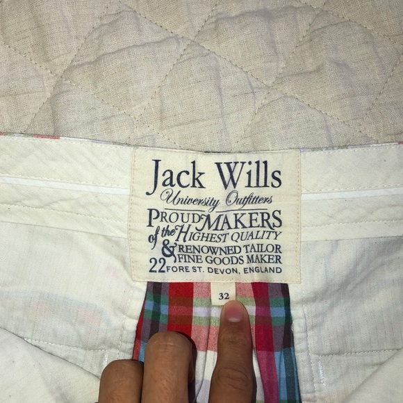 Jack Wills Plaid Shorts - Picture 2 of 3